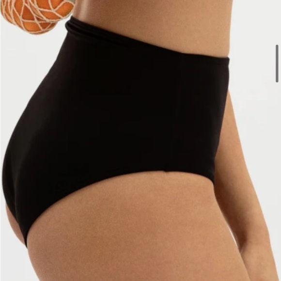 Everlane Swim Hipster High Rise Bottom Black Small (2-4) NWT Quick Dry - Picture 2 of 8